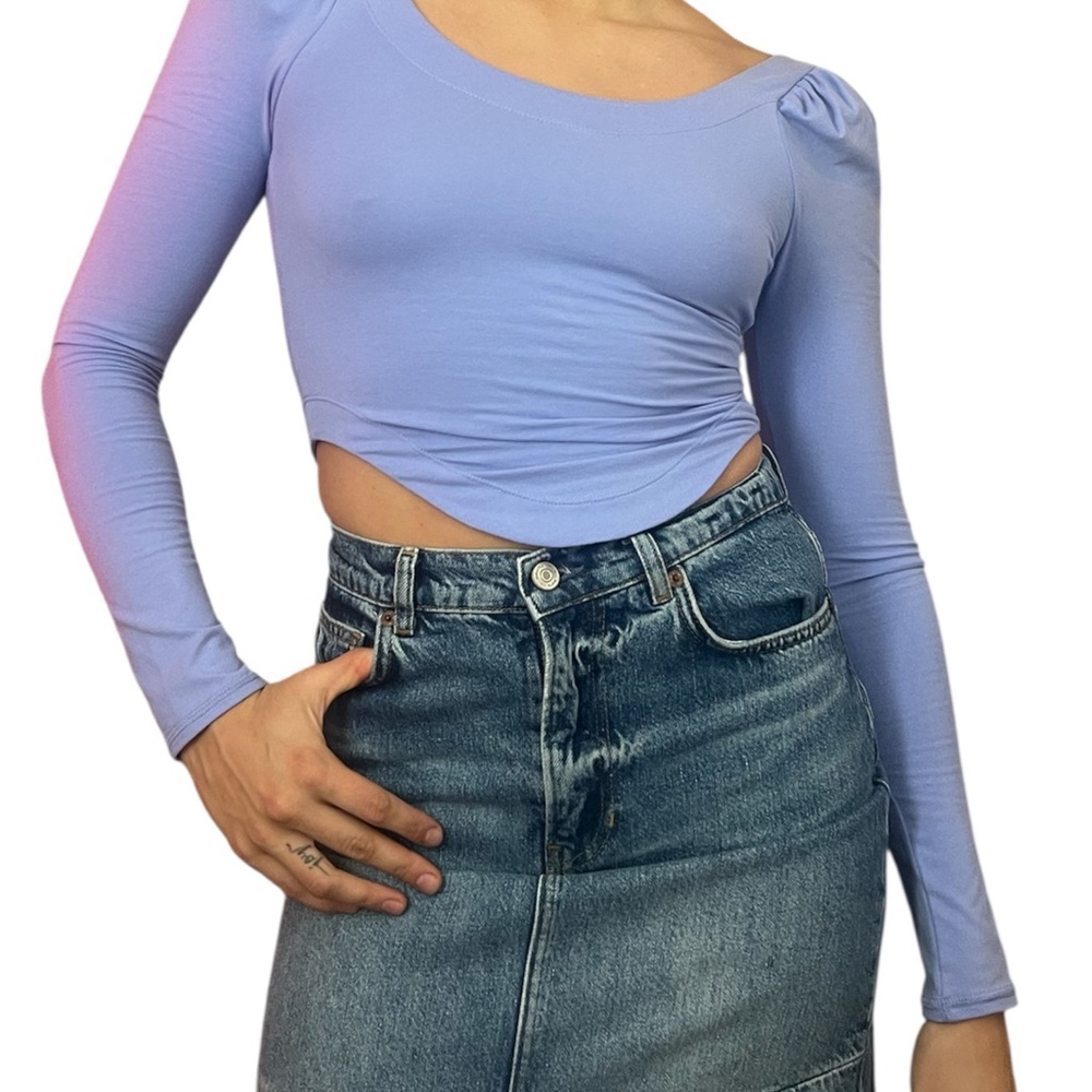Free People Willow Top in Blue